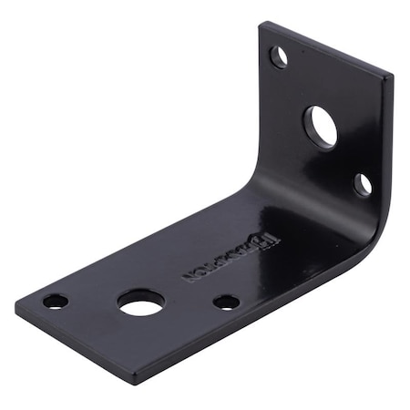 Hampton Hampton 1.5 in. H X 1.67 in. W X 1/8 in. D Black Steel Inside/Outside Corner Brace 02-3405-004